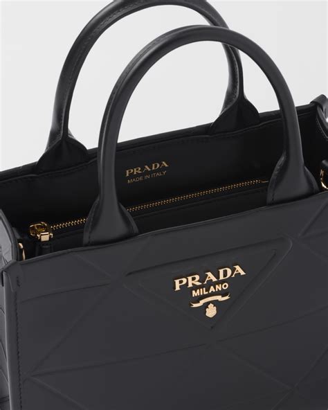 prada symbole mini|Mini Prada Symbole Leather Bag With Stitching.